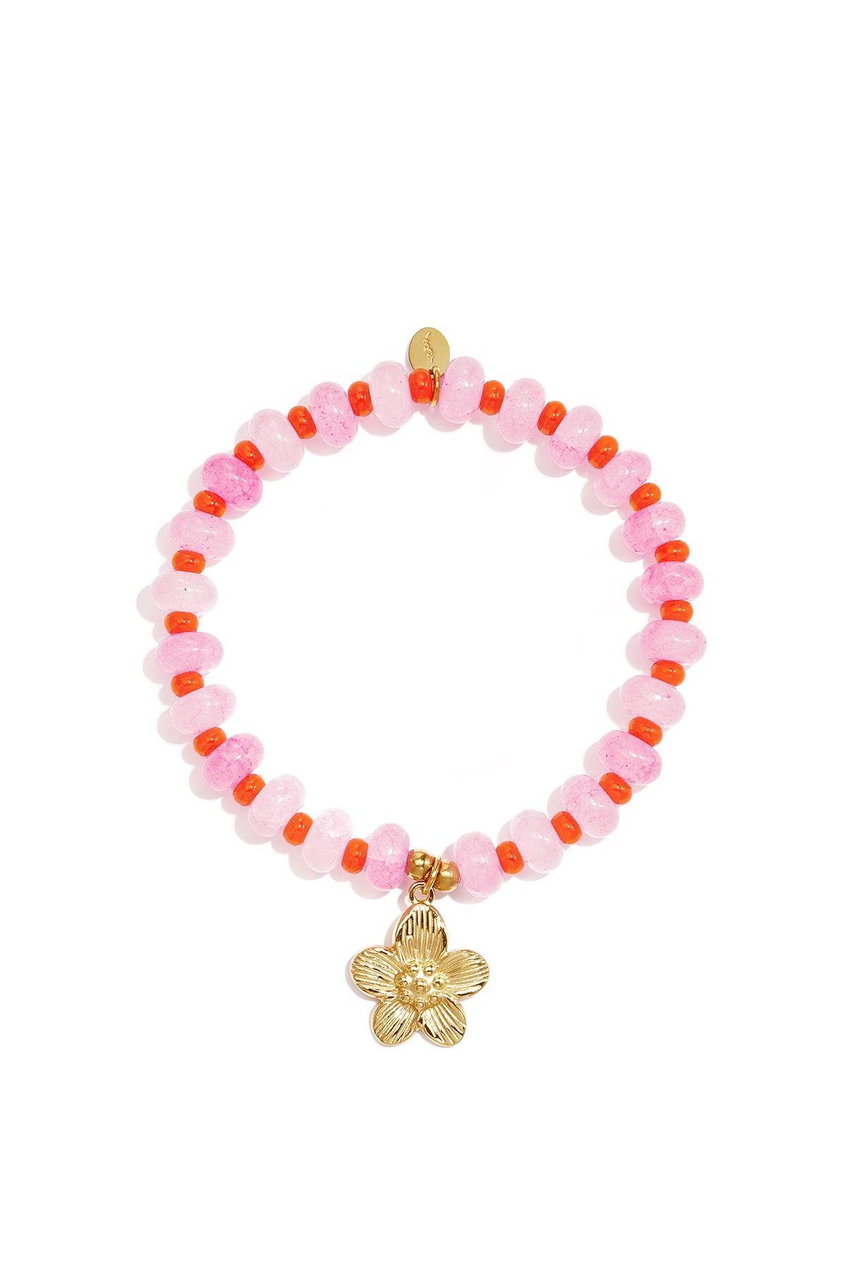 LIVAYA Armband aus Glasperlen mit Anhänger, 16,5 cm – Bild 3