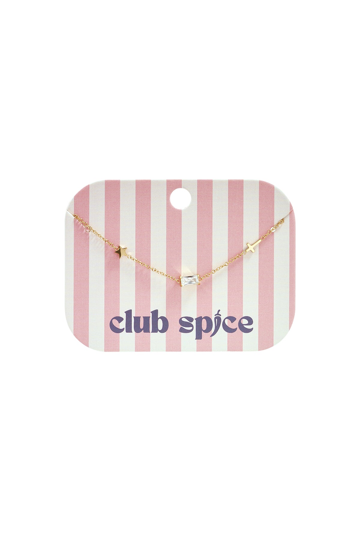 LIVAYA Armband Charmarmband aus Edelstahl mit Stern- und Kreuzanhängern, 17 cm + 5 cm – Bild 2
