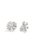 LIVAYA Ohrringe Damenschmuck Ohrstecker mit Blumenmotiv aus Edelstahl – Ansicht 4