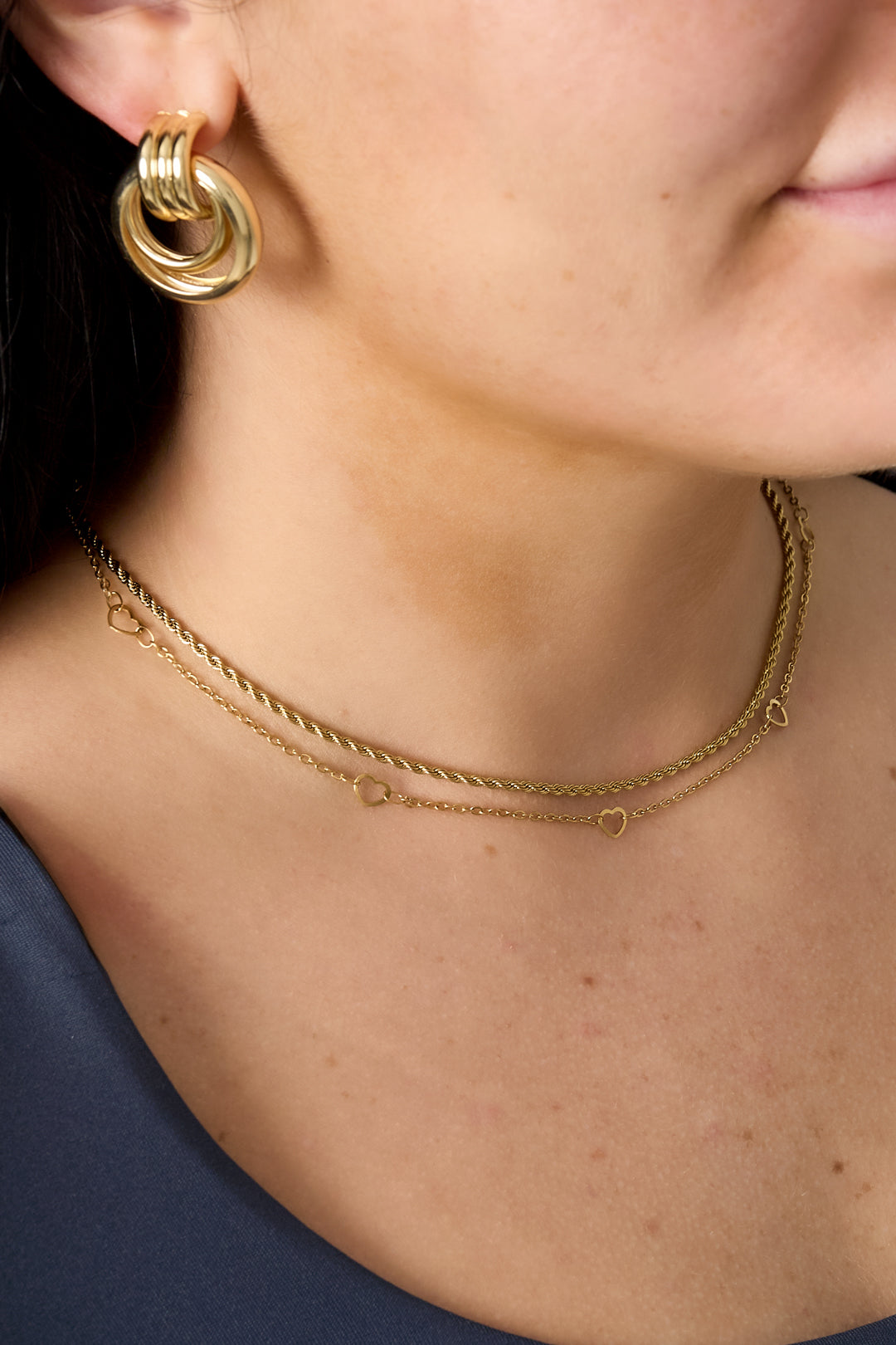 Kette Halsketten Herz Casual Täglich Einfache Serie frauen schmuck