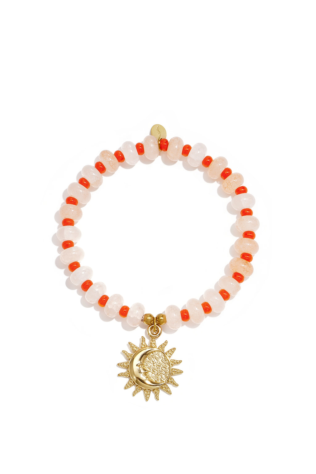 LIVAYA Armband aus Glasperlen mit Anhänger, 16,5 cm – Bild 4