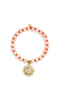 LIVAYA Armband aus Glasperlen mit Anhänger, 16,5 cm – Bild 4