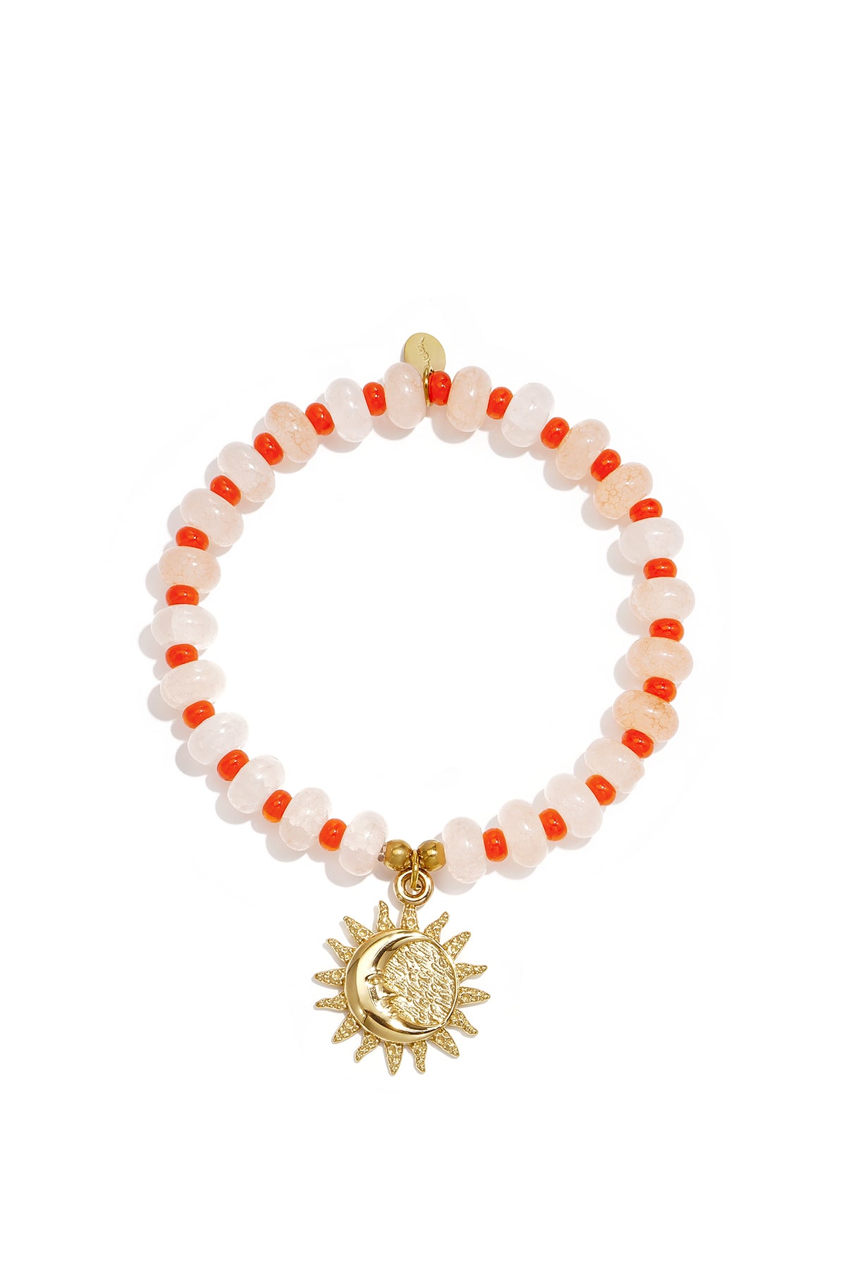 LIVAYA Armband aus Glasperlen mit Anhänger, 16,5 cm – Bild 4