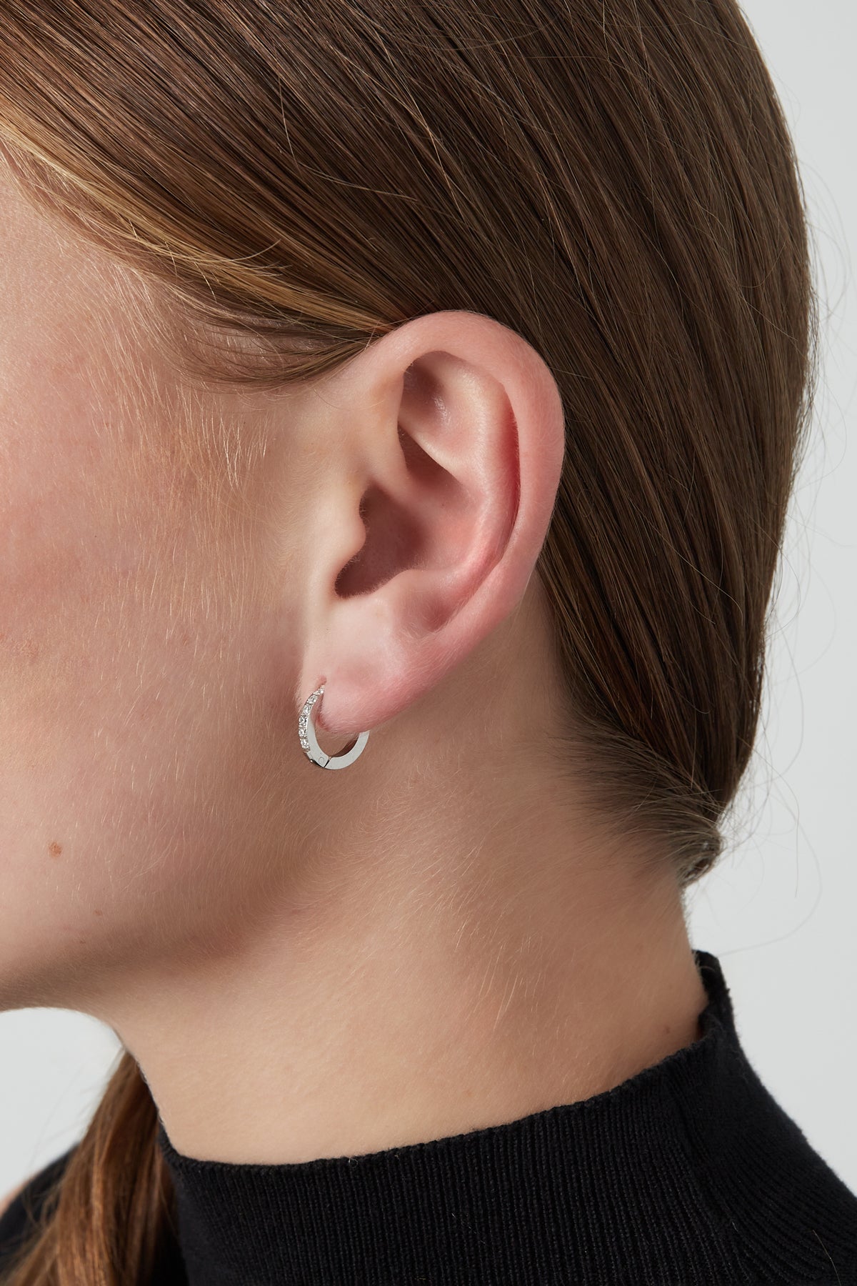 LIVAYA Creolen mit Strass aus Edelstahl