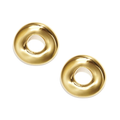 LIVAYA Ohrringe Ohrstecker in Donut-Form aus Edelstahl