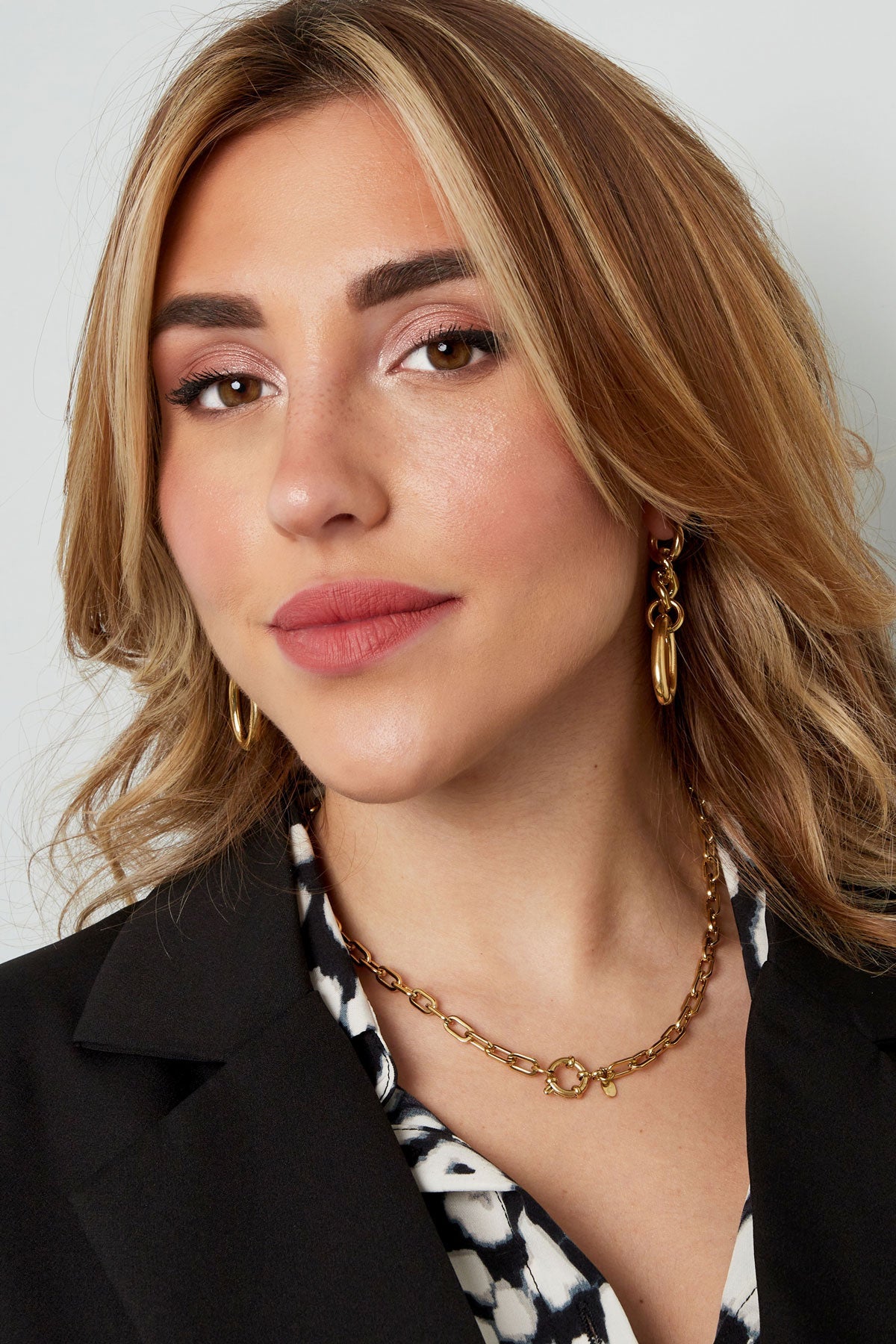 LIVAYA Gliederkette mit rundem Ringverschluss