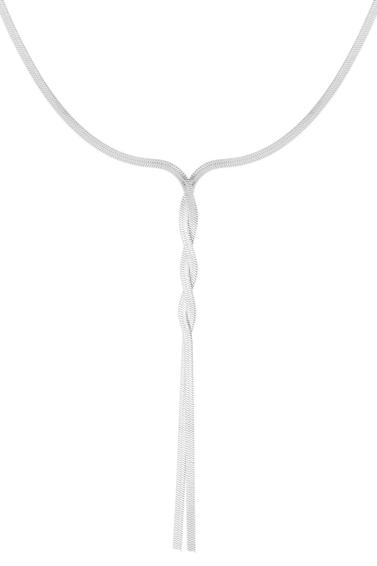 LIVAYA Gliederkette in Y-Form mit gedrehtem Kettendetail