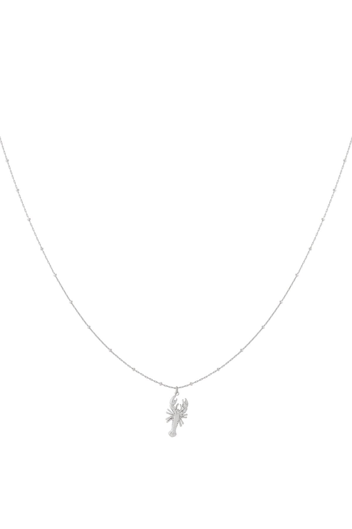 LIVAYA Anhängerkette mit Hummer-Anhänger und feinen Kugeldetails