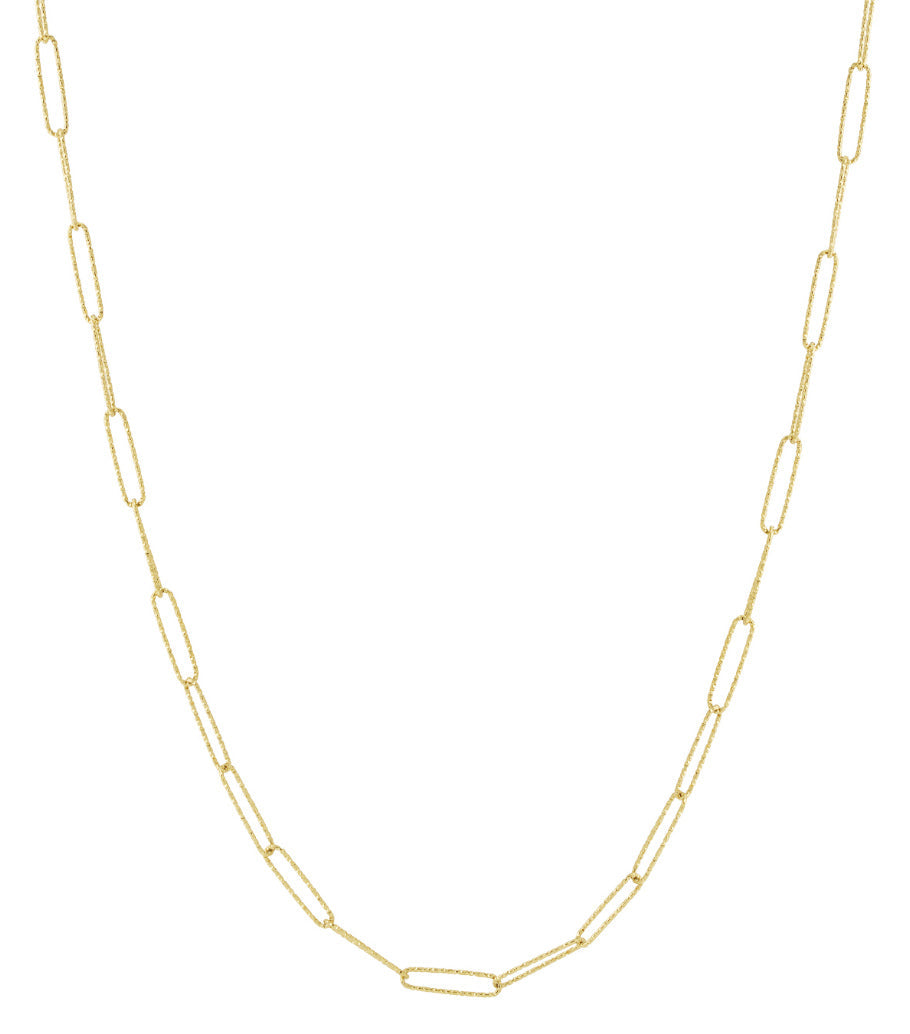 LIVAYA lange Halskette mit länglichen Gliedern
