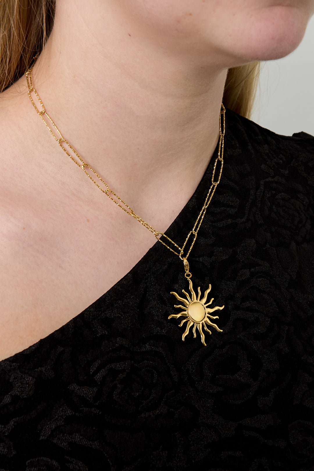 LIVAYA Gliederkette mit länglichen Kettengliedern