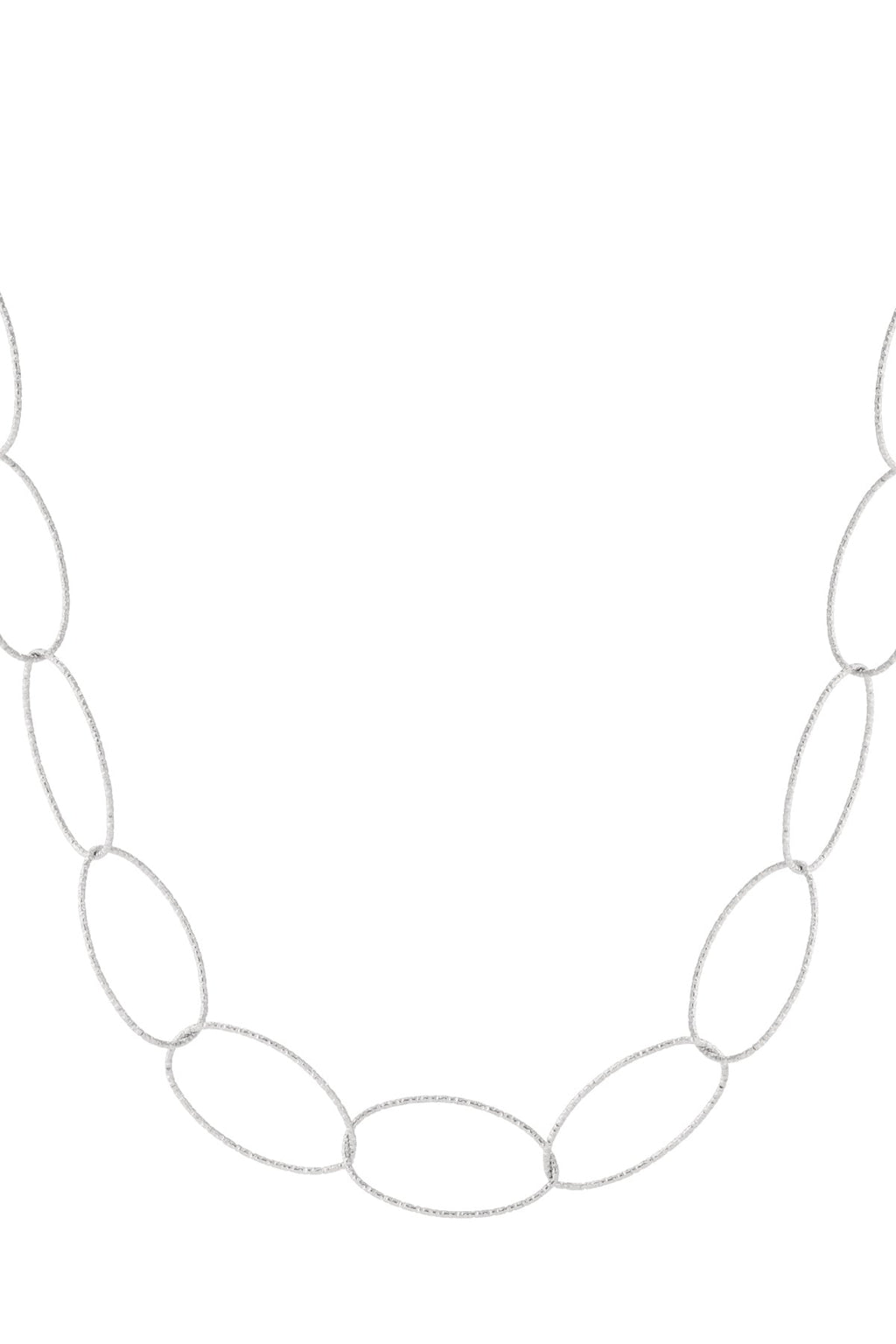 LIVAYA Gliederkette aus 304S-Edelstahl mit ovalen Gliedern