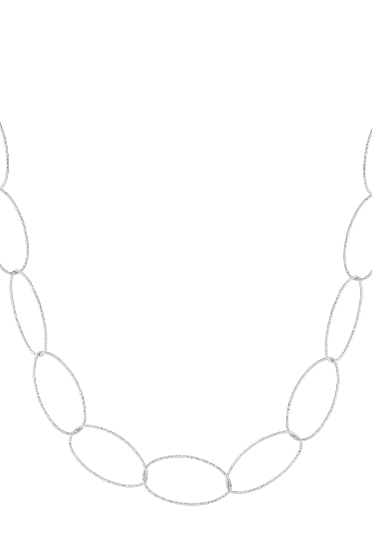LIVAYA Gliederkette aus 304S-Edelstahl mit ovalen Gliedern