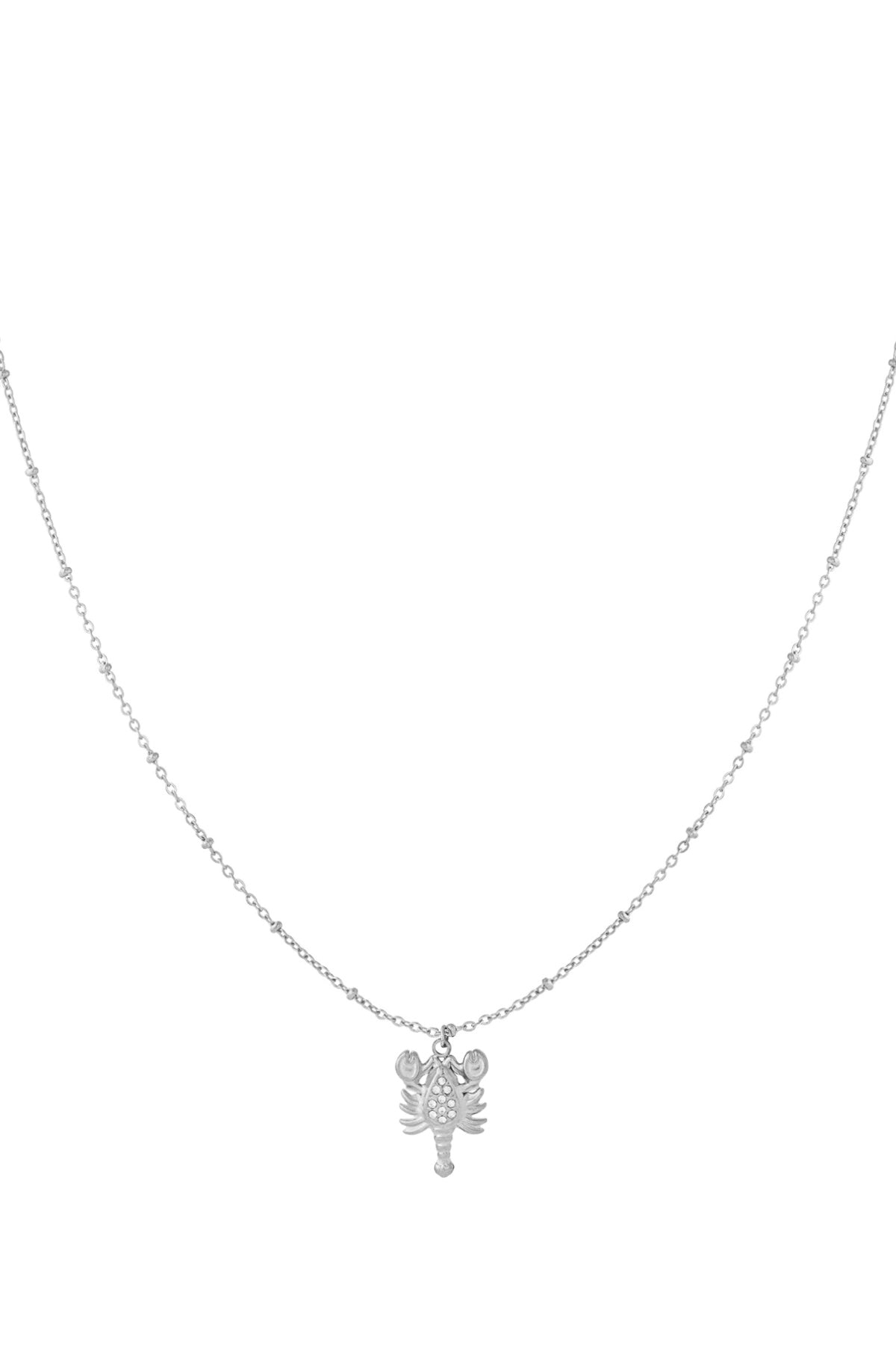 LIVAYA Anhängerkette mit Skorpion-Anhänger und Strass