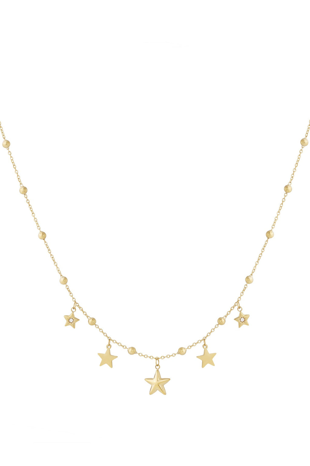 LIVAYA Stern-Anhängerkette mit Kugeldetails