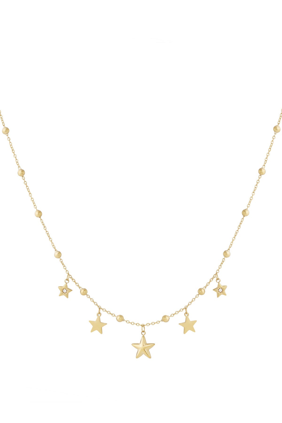 LIVAYA Stern-Anhängerkette mit Kugeldetails