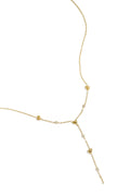 LIVAYA Y-förmige Anhängerkette mit Herzen und Strass