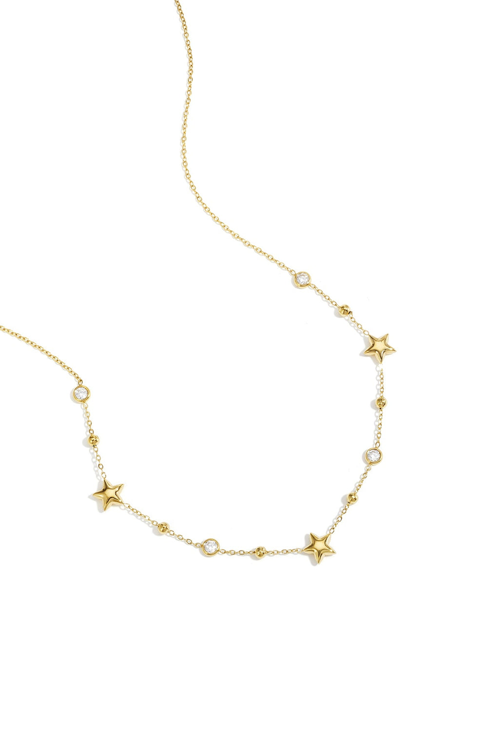 LIVAYA Gliederkette mit Sternen und Strassdetails